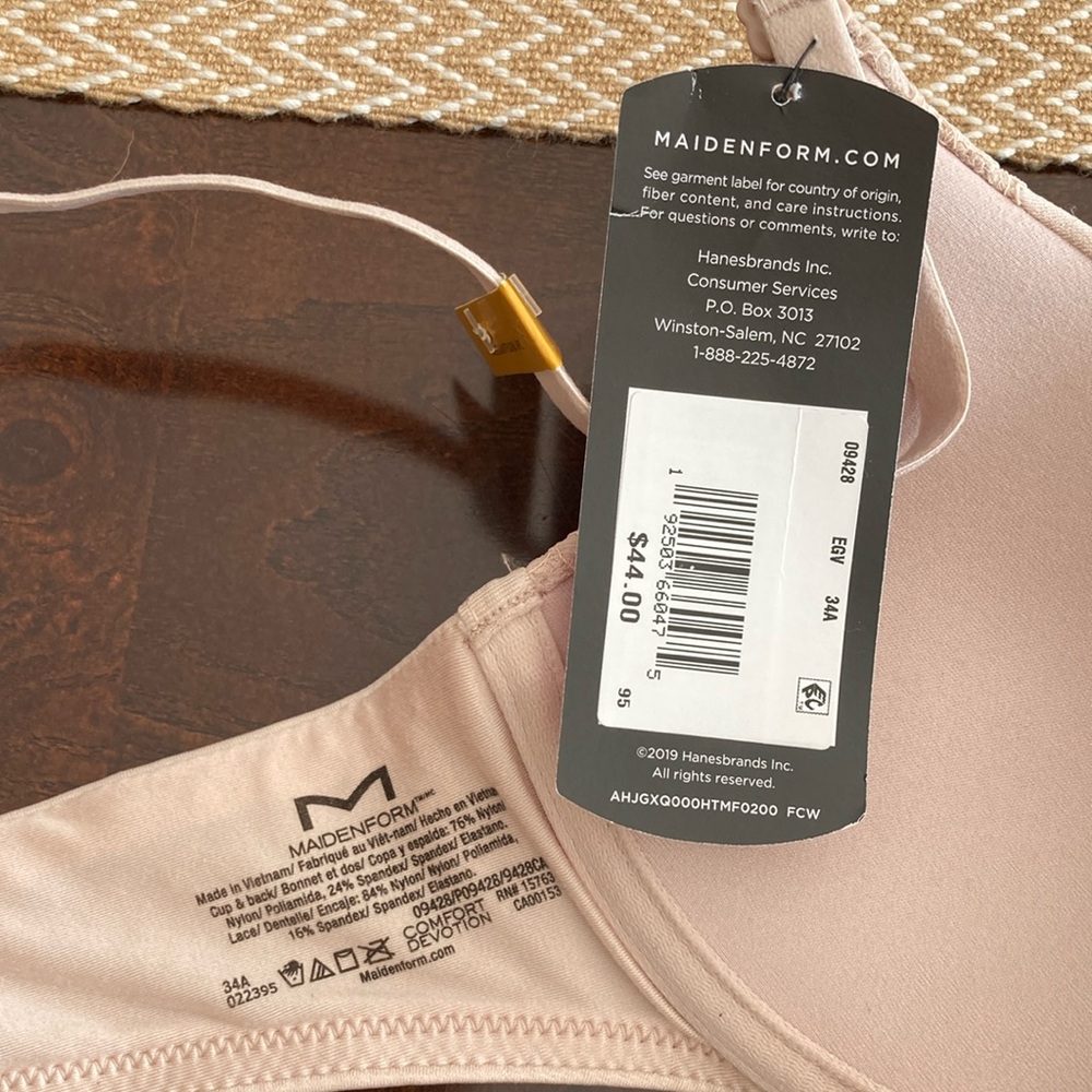 Maidenform Cream Push-Up Bra - Picture 3 of 4